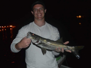 Big Night Fishing For Snook