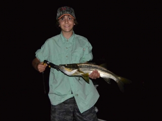 Very First Snook Caugh Fly Fishing